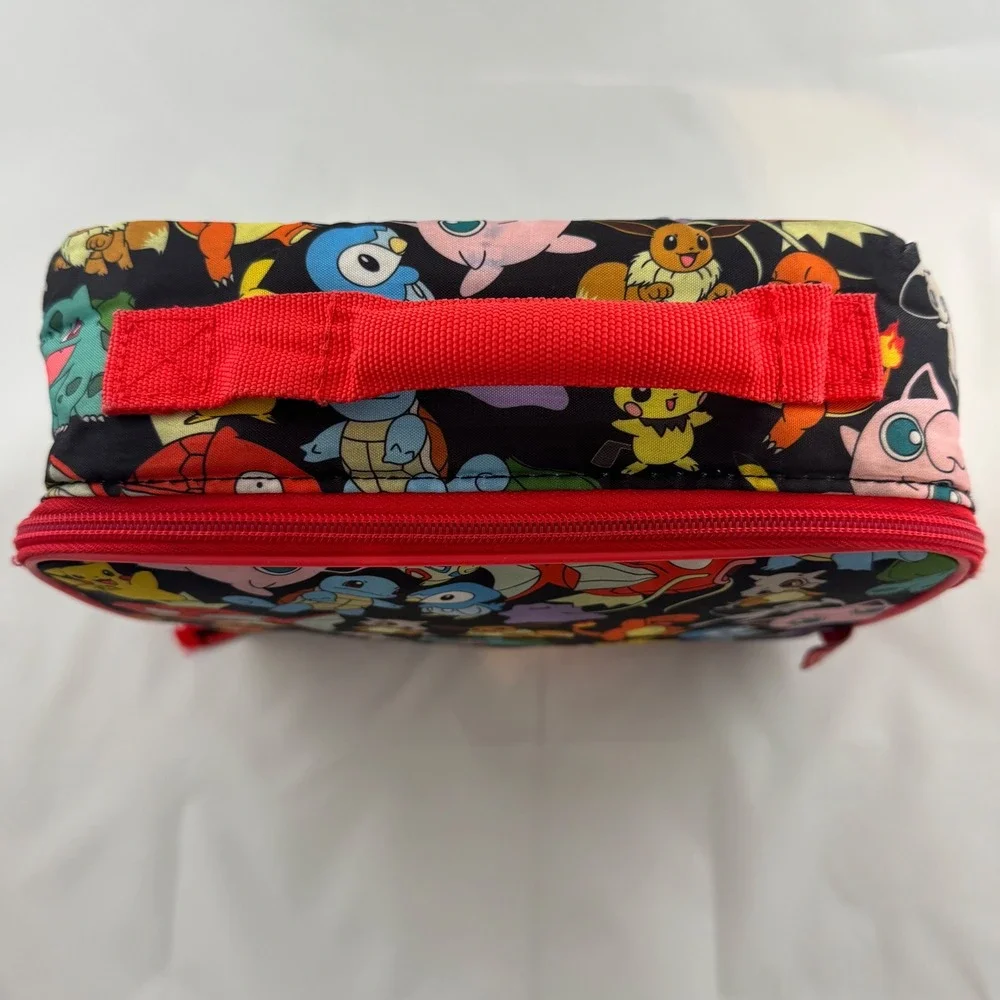 Thermos Pokemon Insulated Lunch Box All Over Print Pikachu Eevee Mewtwo Soft Bag